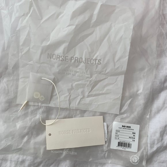 Norse Projects monogram Oxford shirt (unisex) - Picture 7 of 7